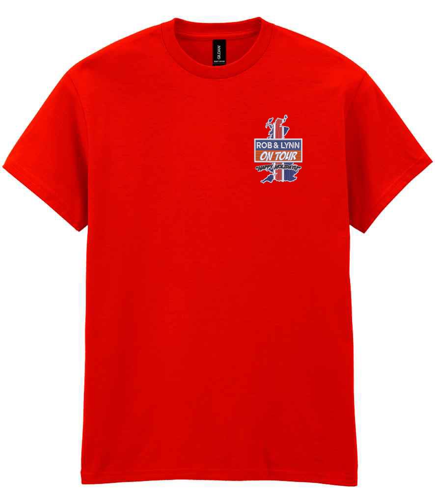 Rob & Lynn on Tour Adult T-Shirt (Embroidered)